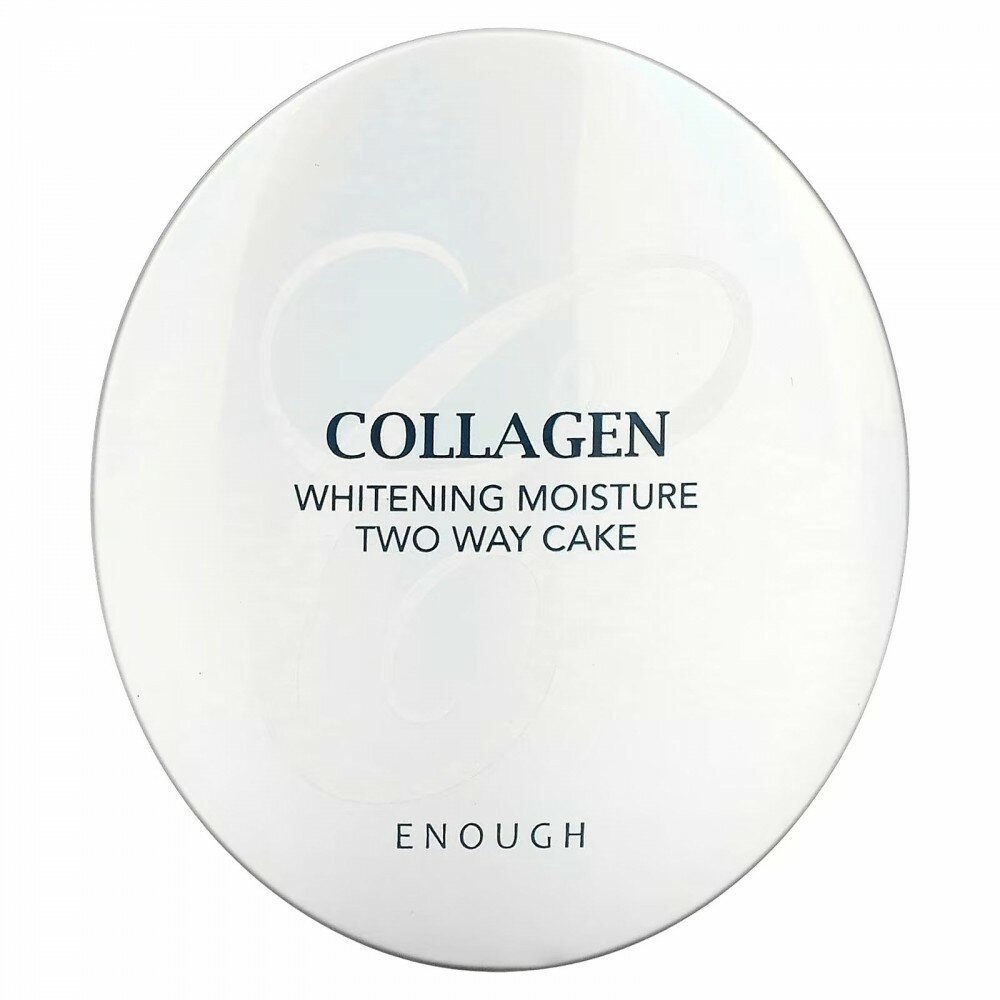 Пудра Enough Collagen Whitening moisture twoway cake #13 - фото №10