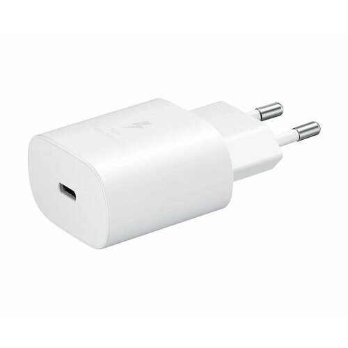 Сетевое зарядное устройство Samsung Adapter 25W Type C с кабелем White (EP-TA800XWEGWW) сетевое зарядное устройство samsung 25w type c с кабелем white ep ta800xwegww