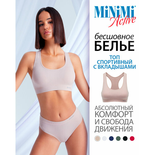 фото Топ minimi, размер 48/50 (l/xl), бежевый