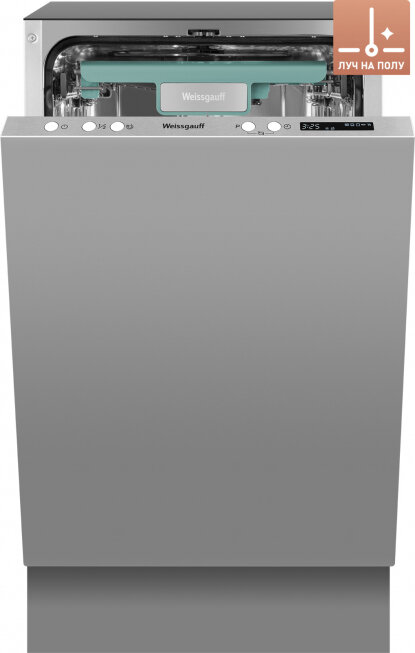 Встраиваемая посудомоечная машина с лучом на полу и авто-открыванием Weissgauff BDW 4533 D