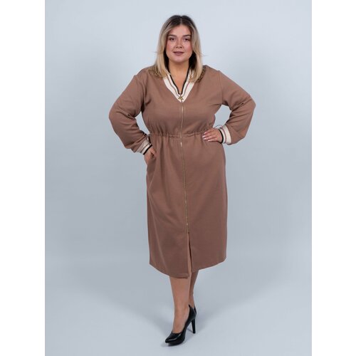 фото Платье размер 54, бежевый 365 clothes