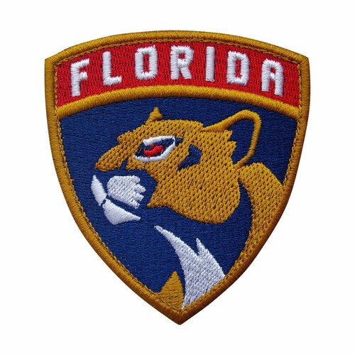 Нашивка Florida Panthers на термослое от бренда Стежкофф
