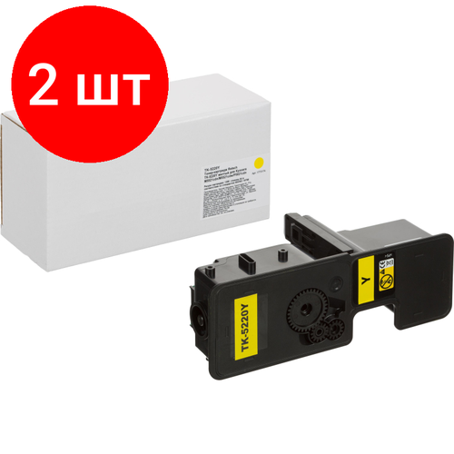 Комплект 2 штук, Тонер-картридж Retech TK-5220Y жел. для Kyocera M5521cdn/M5521cdw/P5021cdn тонер картридж integral tk 5220y желтый для kyocera