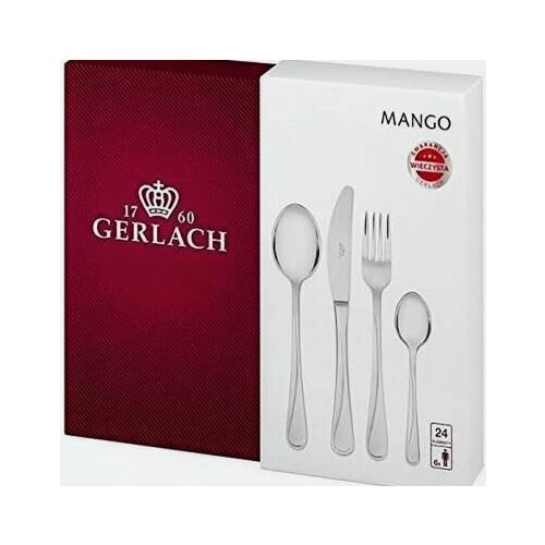Набор столовых приборов Gerlach Mango, 24 шт.