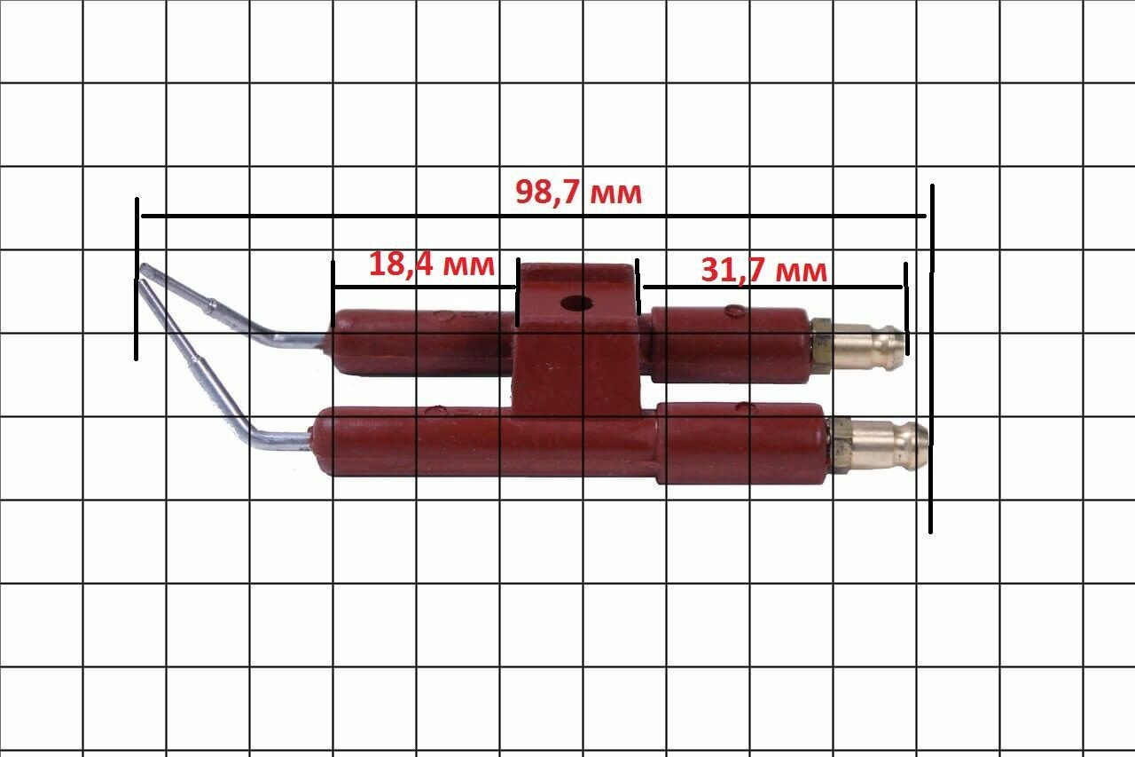 Электроды розжига LST 13-24K, LFA 13-24K (20010603B / PH1603050B)