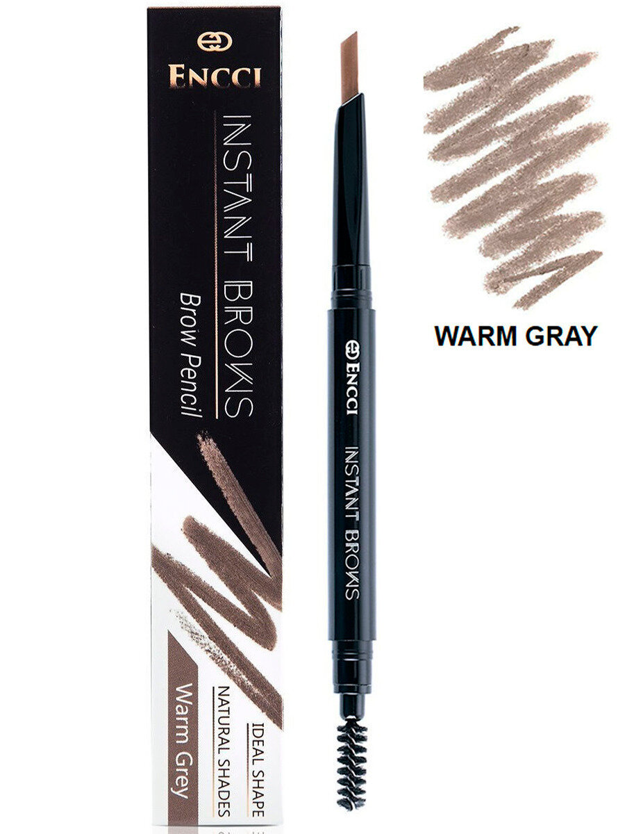 ENCCI Карандаш для бровей "Instant Brows", цвет светло-коричневый