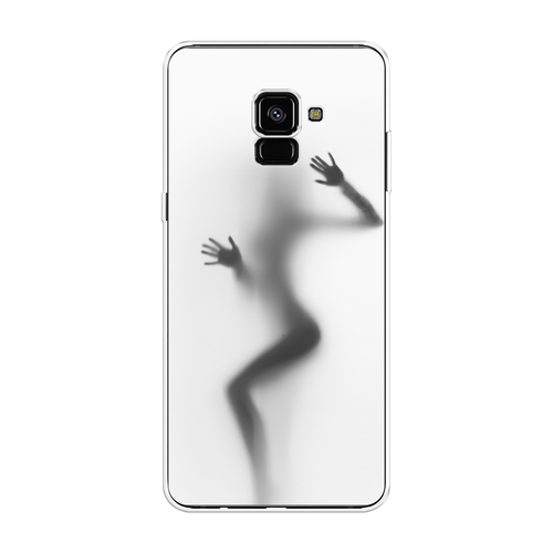 Силиконовый чехол на Samsung Galaxy A8 Plus 2018 / Самсунг Галакси A8 Плюс Девушка в душе силиконовый чехол на samsung galaxy a8 plus 2018 самсунг галакси a8 плюс герб россии серый