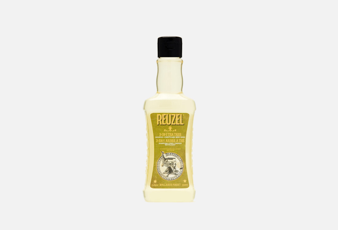 Мужской шампунь 3 в 1 с маслом чайного дерева Reuzel 3-in-1 Tea Tree Shampoo, 350 мл — фото 1