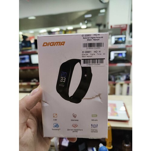 Браслет Digma Force A3 Черный 112000₽