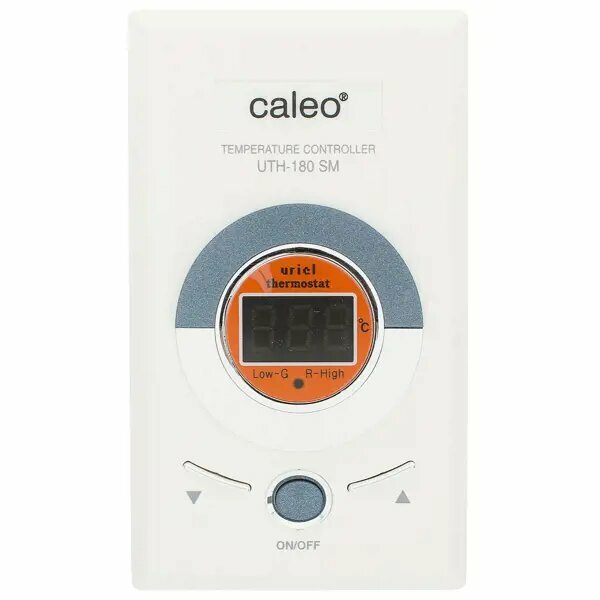 Терморегулятор для систем обогрева кровли и открытых площадок Caleo UTH-180 SM электронный цвет белый