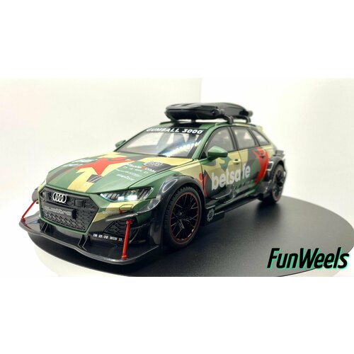 Детская игрушка металлическая Модель Ауди РС6 Авант ДТМ ( Audi RS6 Avant DTM) / Масштаб 1:24