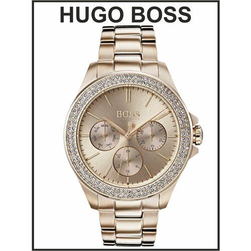 фото Наручные часы boss, золотой