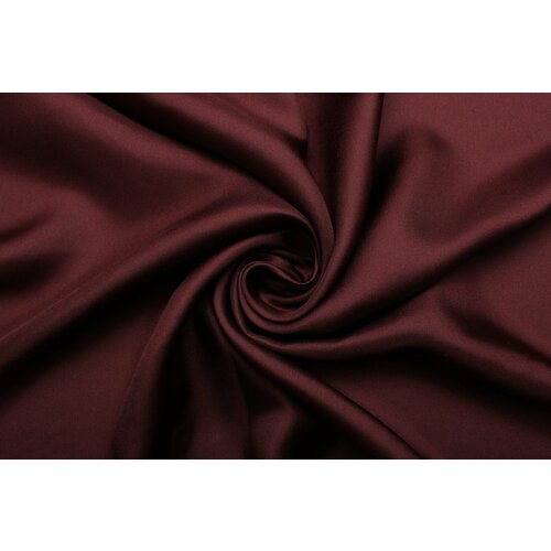 Ткань Шелк-твил бордово-винный, ш136см, 0,5 м
