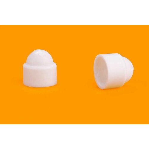 Колпачок на болт/гайку М5 под ключ 8 цвет Белый (400 шт.)