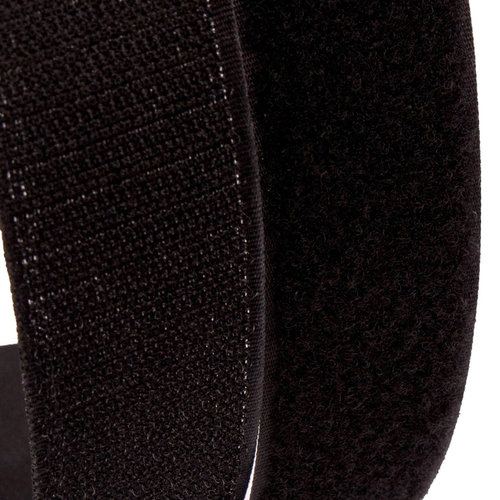 Контактная лента липучка Veritas, пара петля и крючок, 40 мм, цвет черный, 25 см