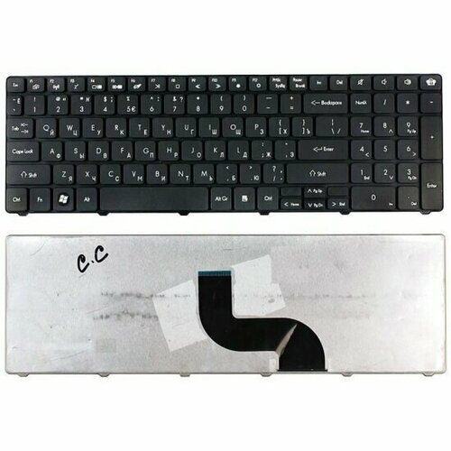 Клавиатура для ноутбука Amperin Packard Bell TM81 TM86 TM87 TM89 TM94 TM82 TX86/NV50 черная