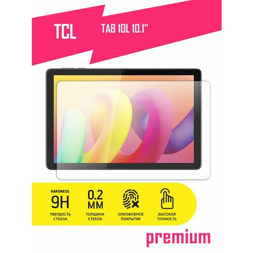 Защитное стекло на планшет TCL TAB 10L 101 ТСЛ Таб 10Л гибридное гибкое стекло AKSPro 1350₽