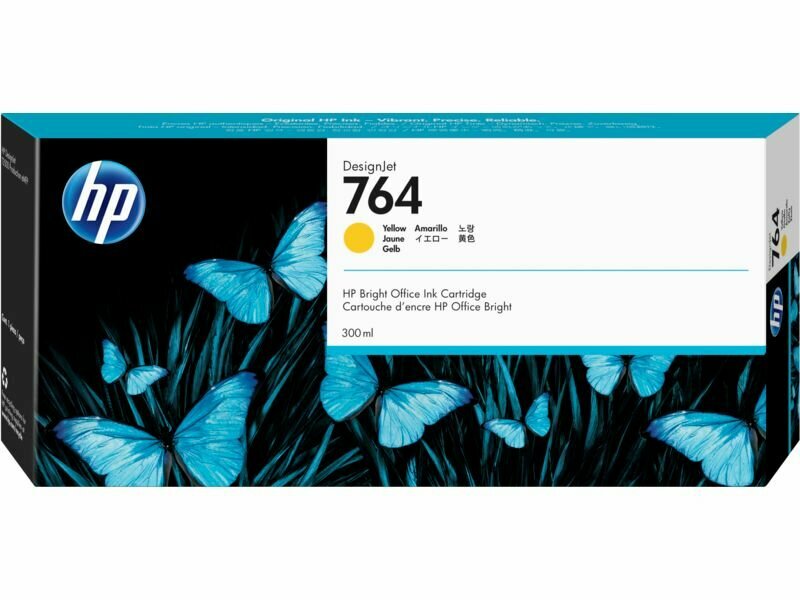 Картридж для струйного принтера HP 764 Yellow (C1Q15A)