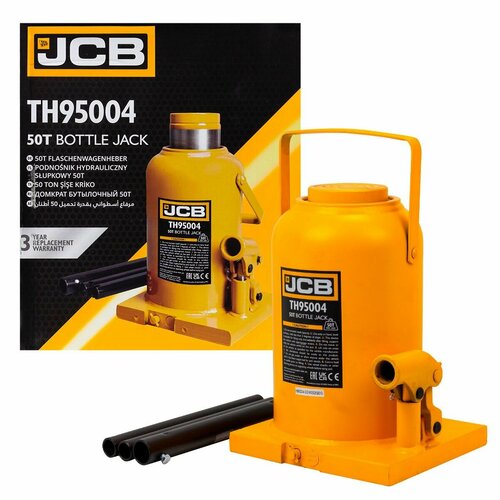 Домкрат бутылочный 50т с клапаном JCB JCB-TH95004 12535₽