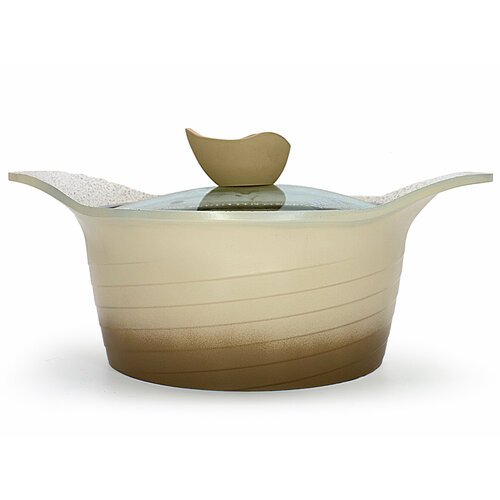 Delfi Кастрюля из гранита с крышкой жаровня 20 см 2790₽