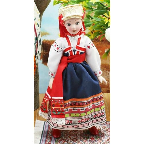 кукла коллекционная крюкеюн в хакасском летнем костюме доработка костюма Кукла коллекционная в летнем костюме Белгородской губернии