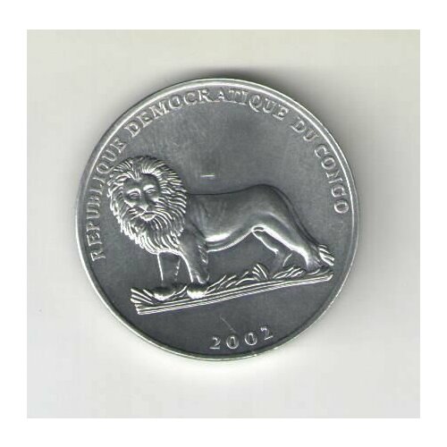Монета 50 сантимов ДР Конго 2002