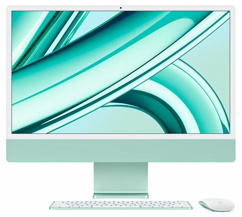 Моноблок Apple 24 iMac with Retina 4.5K display, зеленый цвет (MQRN3ZP/A)