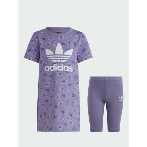 Комплект одежды adidas, размер 3/4Y [METY], фиолетовый комплект одежды adidas размер 3 4y [mety] розовый