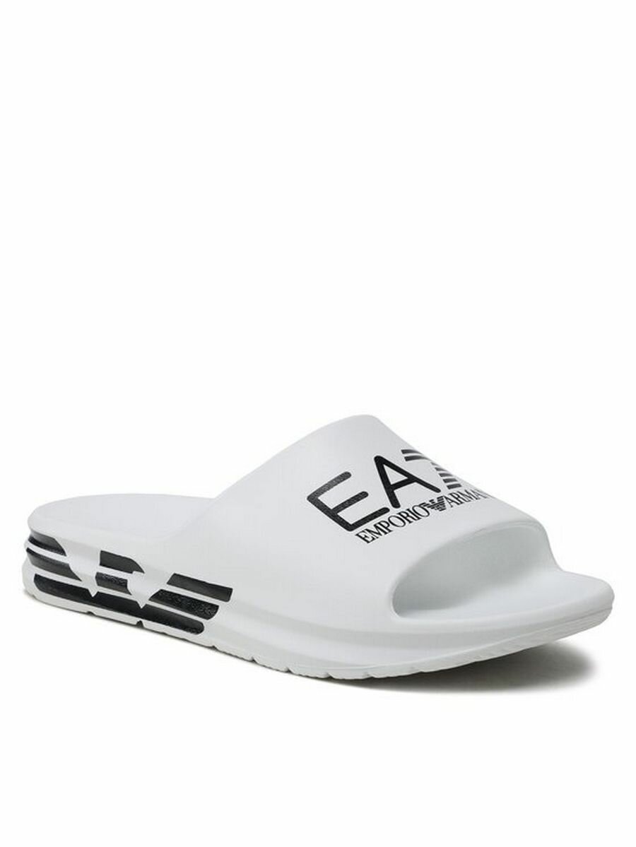 Шлёпанцы EA7 EMPORIO ARMANI, размер 43 EU, белый