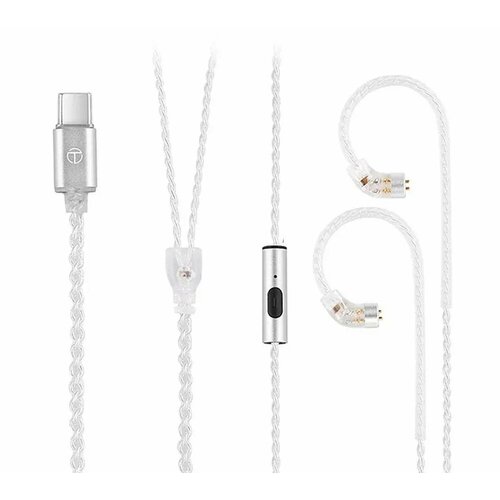 Кабель для наушников TRN A7 - Type-C / 2Pin-S - с микрофоном