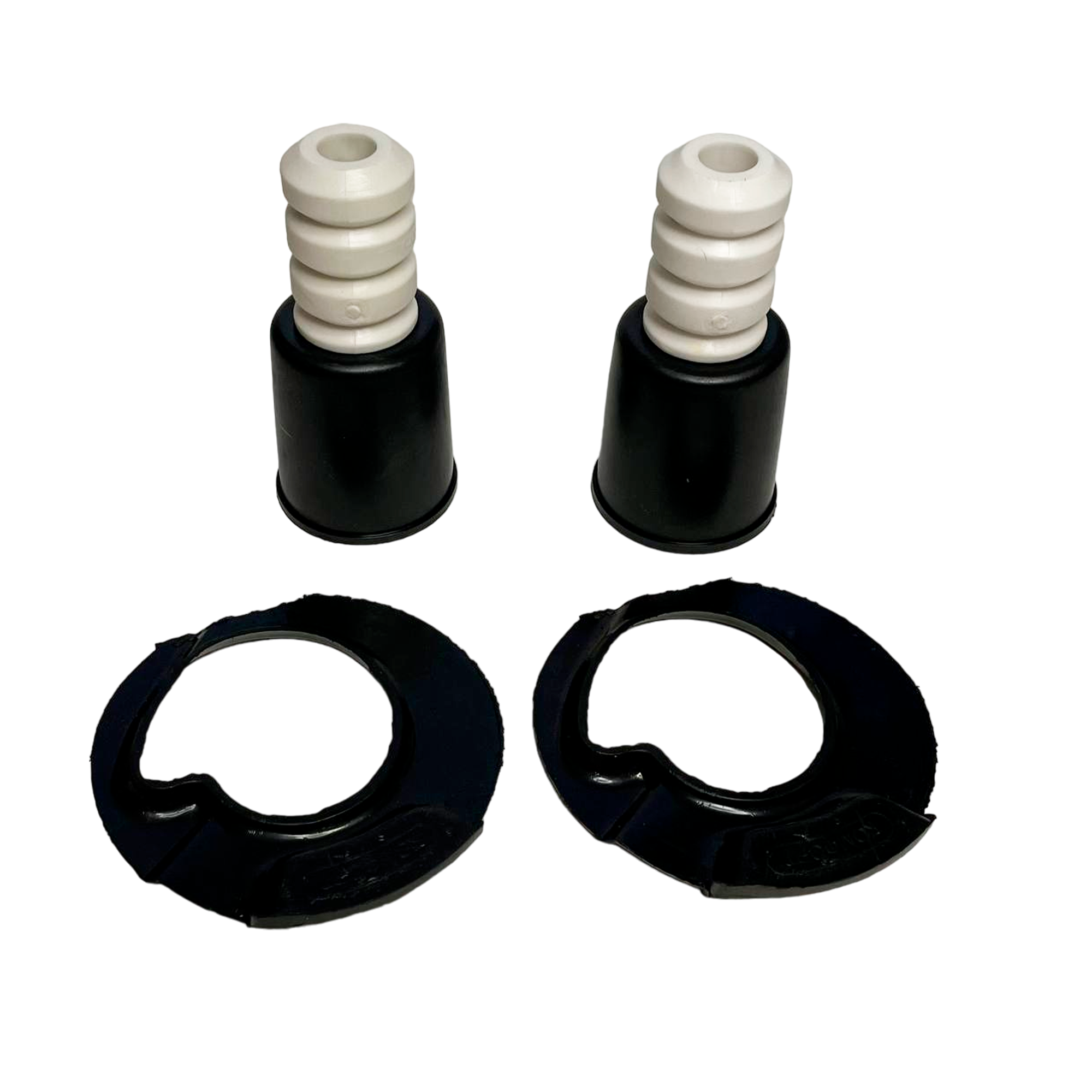 Комплект передних стоек амортизаторов HOFER для ВАЗ 2190 Гранта / Калина 2 / Датсун (левая и правая, гидравлические) с набором для установки (буфера хода, пыльники, шумоизоляторы пружин)