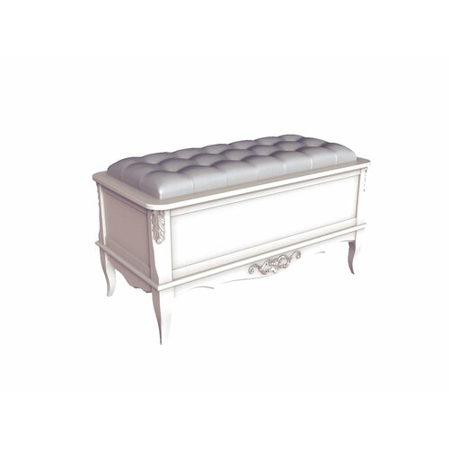 Обувница 80х60х50 ящик для обуви прихожей Ля Нэж белая RAL9003 без состаривания 40194₽