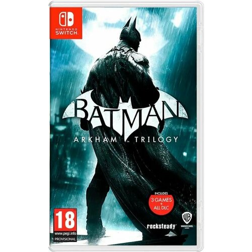 batman arkham knight рыцарь аркхема playstation hits ps4 русские субтитры Игра на картридже Batman Arkham Trilogy (Nintendo Switch, Русские субтитры)