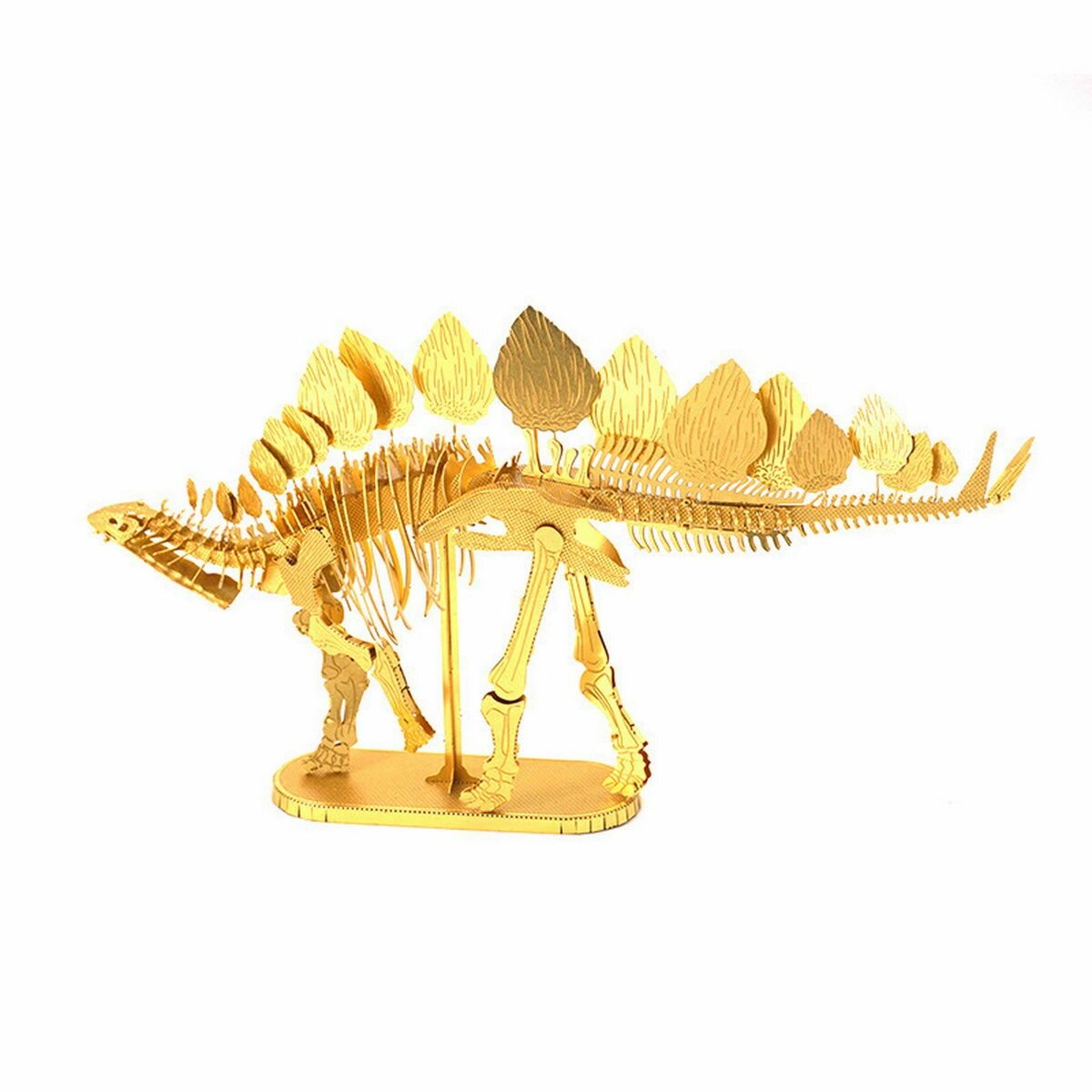 Металлический конструктор / 3D конструктор / Сборная модель Стегозавр