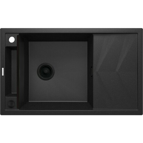 Мойка кухонная гранитная DEANTE MAGNETIC 825022 см с сифоном графит 31885₽