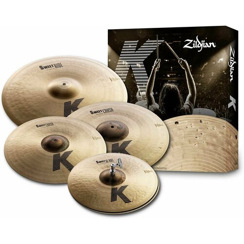 Zildjian KS5791 K SWEET SET - Набор тарелок (15' HiHat, 17' Crash, 21' Ride, 19 Crash) тарелка для ударной установки zildjian k0731 21 k zildjian sweet ride