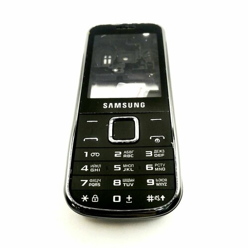 дисплей для samsung c3050 Корпус Sams C3050 черный (черно-серебристый)