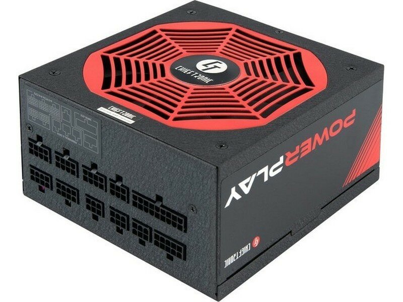 Блок питания Chieftec CHIEFTRONIC PowerPlay GPU-850FC (ATX 2.3, 850W, 80 PLUS PLATINUM, Active PFC, 140mm fan, Full Cable Management, LLC design, Japanese capacitors) Retail (GPU-850FC)