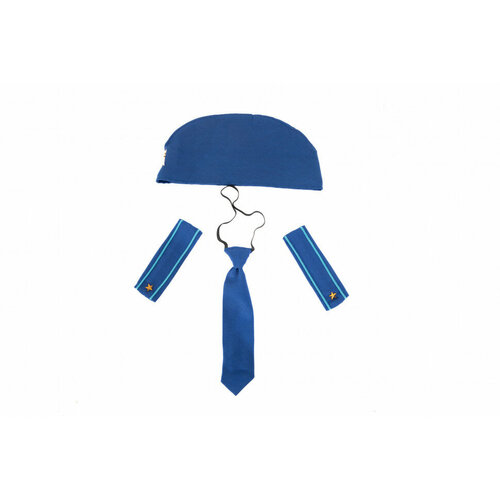 Набор пилотка, галстук и погоны синий детские вк-нпгпс пилотка и галстук синие детские с кокардой вк 92014 13 58