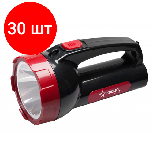 Комплект 30 штук, Фонарь светодиодный аккум. Космос экономик 1х5W LED КОСАс9105WLED