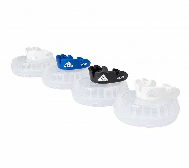 Капа одночелюстная Opro Bronze Gen4 Self-Fit Mouthguard белая Adidas - фото №6