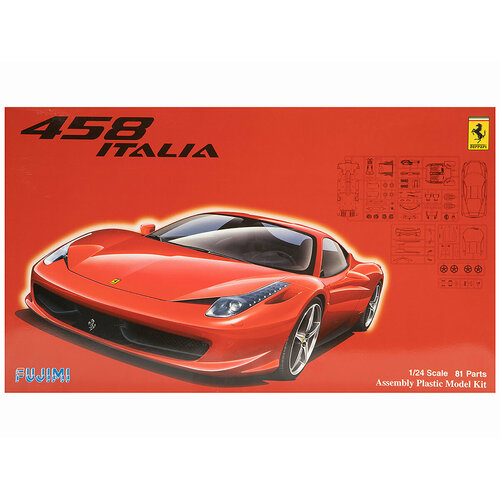 12382 Fujimi Автомобиль Ferrari 458 Italia (1:24)