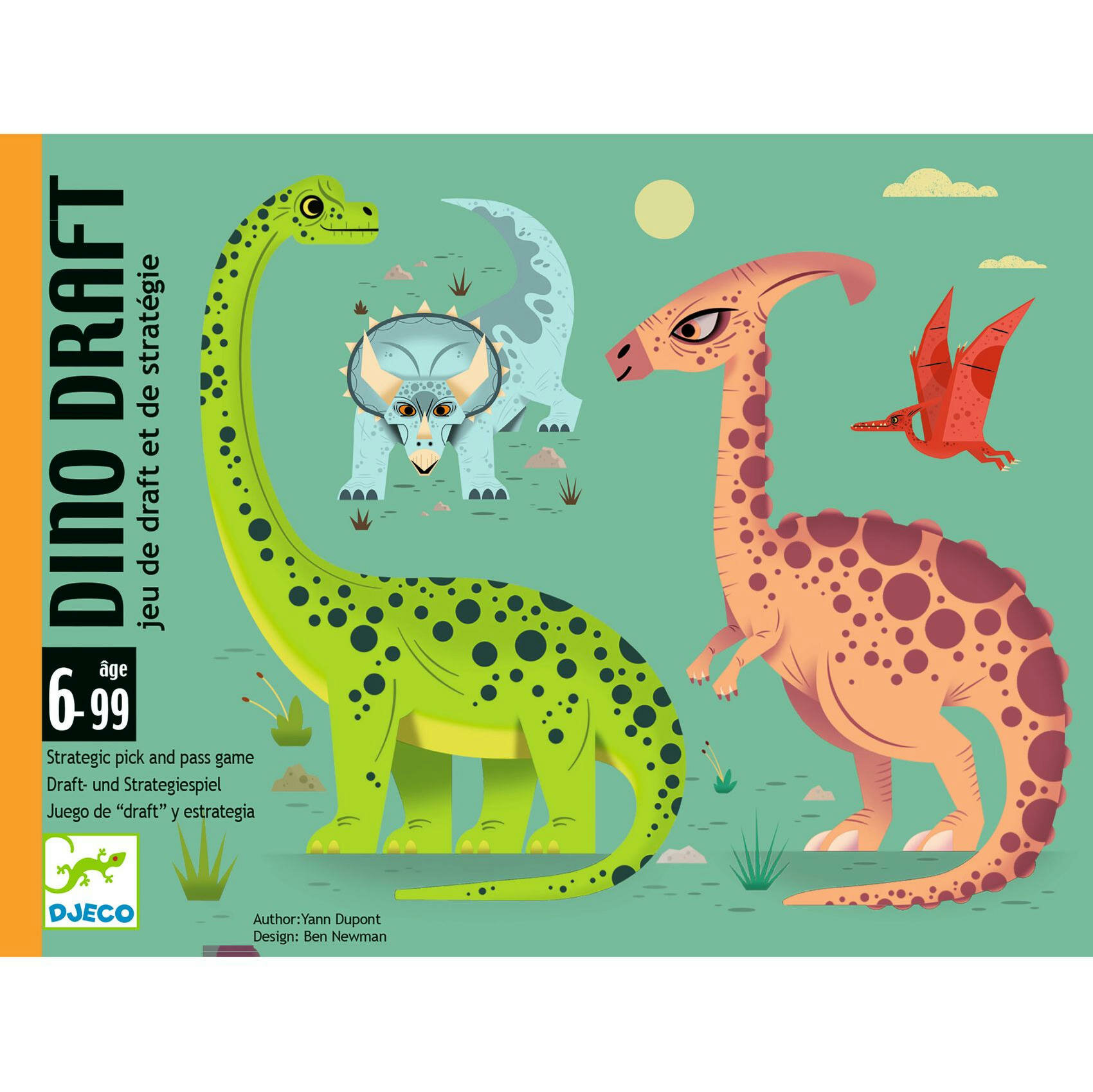 Djeco Игра настольная серии PLAYING CARDS "Динозавры" (карточная) DJ05093