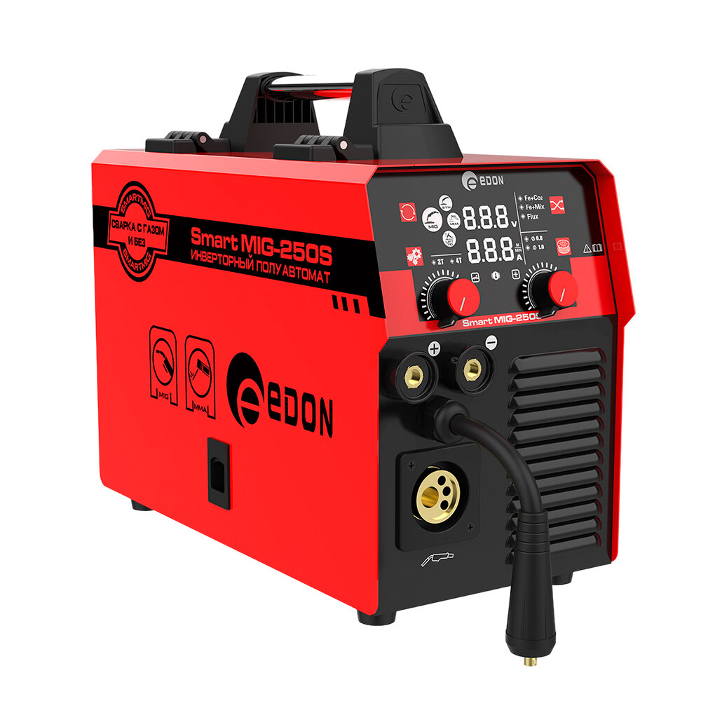 фото Сварочный аппарат инверторный Edon Smart MIG-250S (евро разъем)
