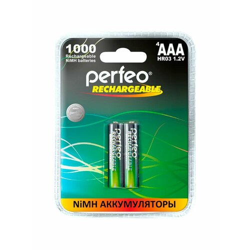 Аккумулятор (PF-3925) AAA1000MAH-2BL внешний аккумулятор perfeo color vibe 10000mah мятный pf d0165