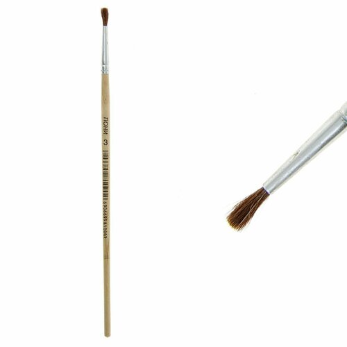 Кисть Schoolformat 3 пони круглая 182₽