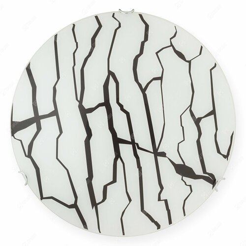 Светильник Мрамор ЧБ глянцевый Д300 990₽