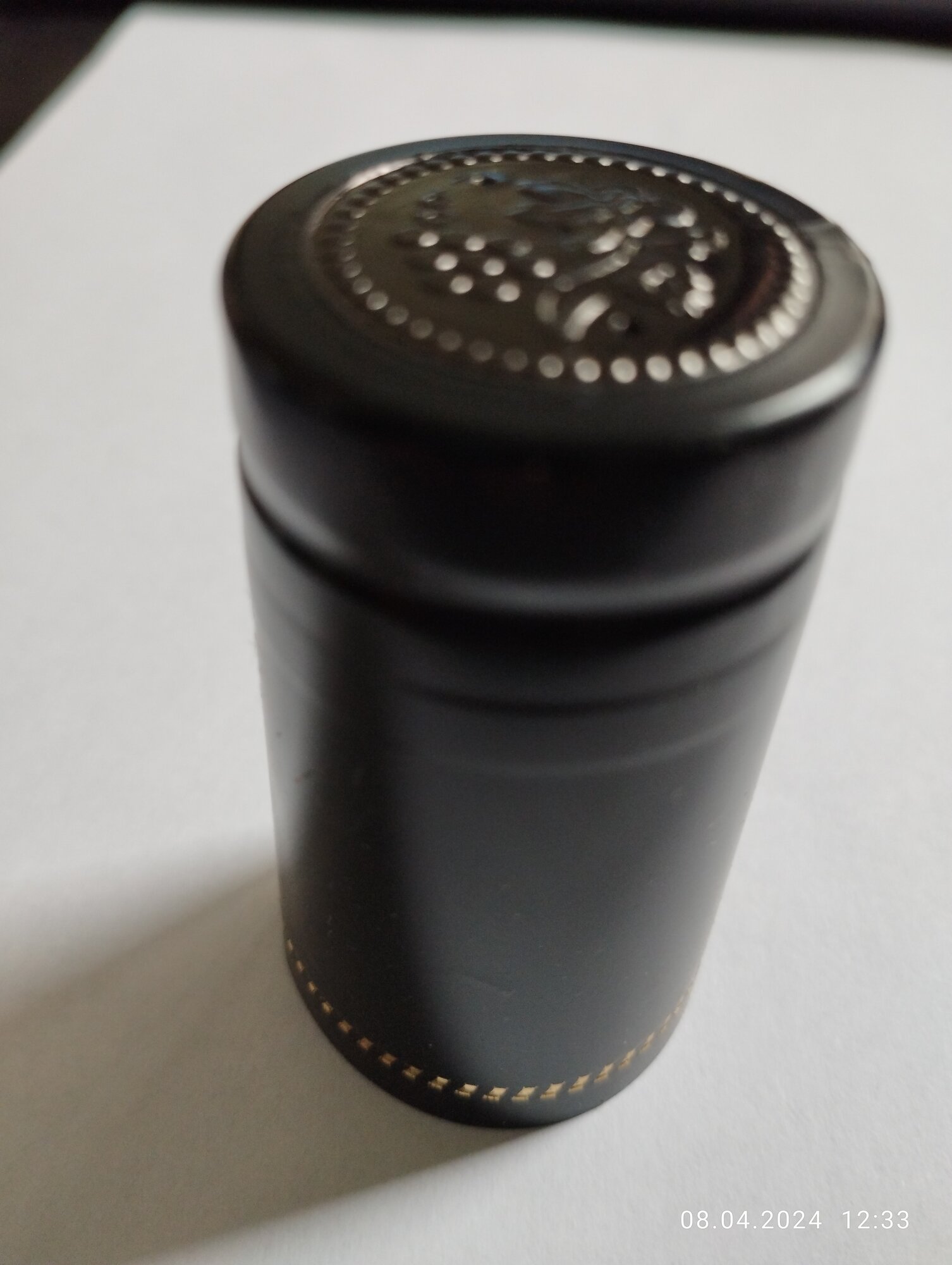 Бутыли: Термоусадочный колпачок на бутылку Черный Алковар 10 шт в комплекте