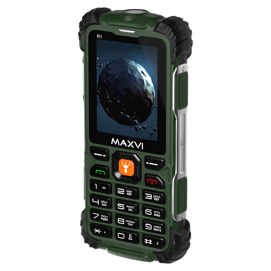 Телефон MAXVI R1, зеленый