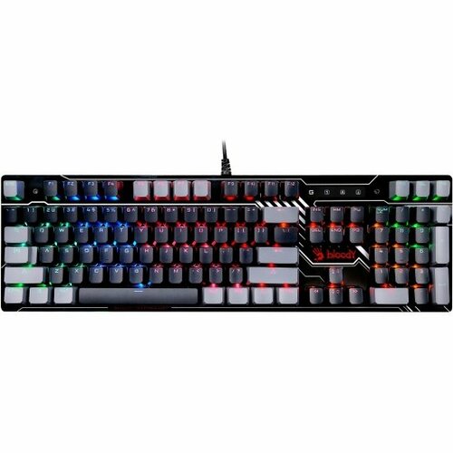 B808N RAVEN Клавиатура A4Tech Bloody механическая черныйсерый USB for gamer LED механическая цвет черныйсерый 820000₽